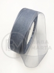 Panglică organza 25mm gri 1 rolă ~45 metri 451679