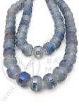 Şir de mărgele cristaline 7x8mm galvanizat 1 brad ~72 buc ~50cm 342399