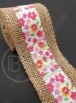 Bandă de pânză de sac cu bandă textilă width 50mm - length ~2 meters 1 rollă 462124