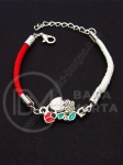 Margele metallice Martenitsa cu cristale 1 pachet 12 buc 103068