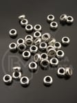 Mărgele SSV 6x2.5mm argintii, gaură 3mm, 250 buc. 318264