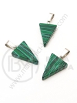 Pandantiv 20x15mm Malachit 1 buc 355497