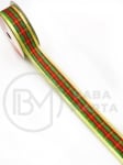 Panglică textilă CRĂCIUN lățime 25mm - lungime ~2,70 metri 462231