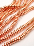 Hematit nemagnetic 6x3mm aur roz ~145 buc 40cm 1 buc 352414