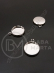 Bază pandantiv OȚEL (304) pentru instalare 12mm 1 pachet 3 bucăți 307921
