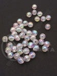 Bilă transparentă 6mm efect AB gaură 1.5mm 1 paquet 40g ~382 buc 312546