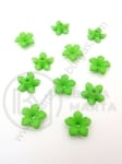 Floare 10x3.5mm verde gaură 1.5mm 1 pachet 40g ~415 buc 312529