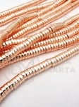 Hematit 6x2mm culoare auriu roz ~185 buc 40cm 1 buc 352572