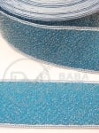 Panglică albastră 38mm cu șchiopă, 1 pack, 5 meters, 451446