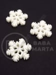 Cauciuc sclipici fulg de snow 28x25x4mm pentru lipit 1 pachet 5 buc 191392