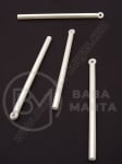 Pandantiv din plastic 63x3.5mm crem gaură 2mm 1 pachet 30 buc 312455