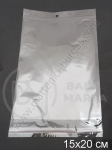 Pungă standard de celofan 15x20+3cm. Adeziv capac 1 pachet 200 buc 112045