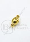 Închizator magnetică 6x11mm aurie gaură 1mm 1 buc 301223