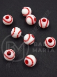 Bilă 11,5 mm albă cu gaură roumă 3,5 mm 1 paquet 40 g ~54 buc 312892
