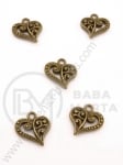 Pandantiv metalic 14x15x3.5mm bronz antic 10 bucăți 306003