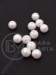 Perlă albă 8mm 1 pachet 40g ~170 buc 311143