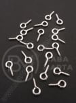 Varf metalic 4x8x1mm culoare alb 100 buc 301722