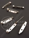 Închizatore metallice 32x6mm color argintie 1 pachet 50 buc 301641