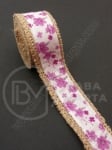 Bandă de pânză de sac cu bandă textilă width 25mm - length ~2 meters 1 rollă 462059