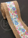 Bandă de pânză de sac cu bandă textilă width 50mm - length ~2 meters 1 rollă 462123