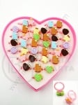 Inel de plastic pentru copii 1 cutie 36 bucăți 241106