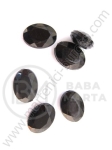 Figurină neagră 10x14mm gaură 1mm 40g ~79buc 311486