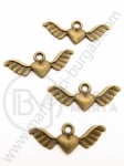 Pandantiv metalic 28x11mm bronz antic 15 bucăți 308442
