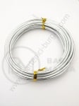 Sârmă de aluminiu 3mm culoare argintie 1 pachet ~5 metri 141214