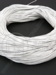 Piele naturală rotundă albă 1mm 1 metru 421143