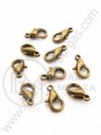 Închizatore metallice 5x10mm bronz antic 50 buc 301051