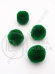 Pompom 20mm verde calitate extra 1 pachet 20 bucăți 461226