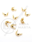 Vârf OȚEL (304) 7x4mm placat cu aur 1 pachet 10 buc 305732