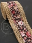 Bandă de pânză de sac cu bandă textilă width 50mm - length ~2 meters 1 rollă 462132