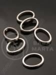 Inel SSV 20x14x4mm argintiu gaura 1.5mm 50 buc 318277