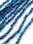 Poligon de hematit 3,8~4mm gaură 1mm ~40cm ~100buc 1buc 353226