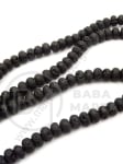 Collier Piatră vulcanică - LAVA 6x4mm negru ~85 buc 1 buc 352475