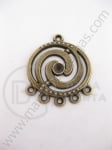 pandantiv Cercei 24x21mm bronz antic 1 buc 308035