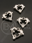 Delfini SSV 24x21x7mm argintiu 20 buc 318282