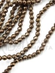 Mărgele de hematit fațetate, nemagnetice ~4mm 40cm ~100buc 1buc 353263