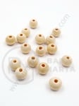 Bilă de lemn 8mm naturală gaură 2mm 1 paquet 40g ~240 pcs 321335