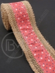 Bandă de pânză de sac cu bandă textilă width 50mm - length ~2 meters 1 rollă 462104