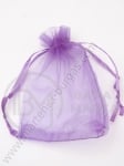 Saculet pentru bijuterii 9x12cm organza mov 1 pachet 10 buc 461248
