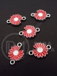 Element de conectare CCB margaretă 23x15mm red 1 pachet 10 buc 318672