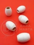 Cilindru din lemn alb 18x14mm gaură 7mm 1 pachet 40g ~38 buc 321272