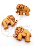 Mărgele 28x23mm imitație lemn gaură 2.5mm 1 pachet 40g ~15 buc 312824