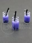 Pendant sticla borcan 18x10mm cu smoothie de fructe 1 pachet 2 bucati 335486
