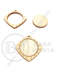 Bază pentru bijuterii 38x3mm, dimensiune ramă interioară 25mm, 1 pachet, 5 buc. 182104