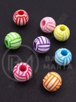 Bilă 11.5 mm colorată gaură 4 mm 1 pachet 40 g ~59 buc 312896