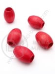 Cilindru de lemn rosu 18x14mm hole 7mm 1 pachet 40g ~38buc 321273