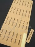 Autocolant FĂCUT MANUAL 69.5x15mm autoadeziv 28 bucăți pe foaie 1 pachet 5 coli 175128